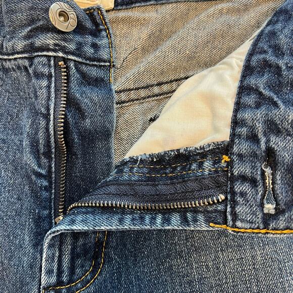 Ocean Pacific Men's Jeans Bootcut Dark Wash Blue Denim Size 38x30 Vintage 90s - Picture 4 of 7